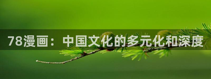 漫画之家社区版官网：78漫画：中国文化的多元化和深度